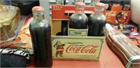 Old coca cola bottles