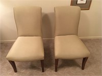 Parsons Chairs with Rolled Back (qty 2)