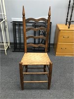 Antique Ladder Back Chair     NOT SHIPPABLE