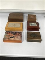 6 Jewelry and Card Boxes