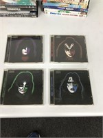 1997 Kiss Individual Artist CDs and Misc. DVDs