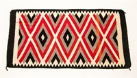 Navajo Red Mesa Saddle Blanket