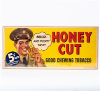 1940s Rare Cardboard Chewing Tobacco Sign