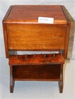 VINTAGE WOODEN SEWING BOX