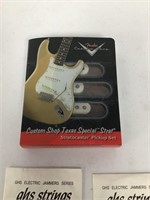 Stratocaster Pickup Set and GHS Strings