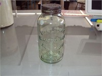 Vintage Horlick's Malted Milk USA Jar 7" Tall
