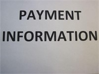 PAYMENT INFORMATION