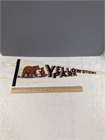 Vintage Yellowstone Park Pennant