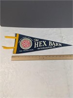 Vintage Hex Barn Pennant