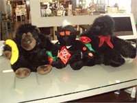 3 Gorilla's - 2 Battery Operated Animated