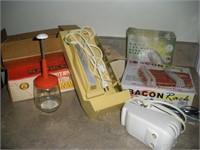 Electric Knife, Hand Mixer, Bacon Rack