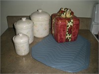 Cookie Jars and Cannister Set