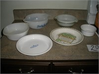 Glassbake Bowls,  Royal Ironstone Pie Plate (1)