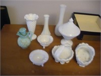 Westmoreland and Jeannette Milk Glass