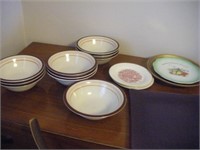 Ironstone and Nappy Bowls