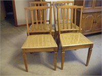 4 Pecan Chairs