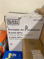 Black+decker portable air conditioner never used