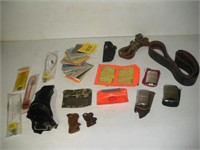 Misc. Lot, Hand Warmers, Hunting Licenses, Straps