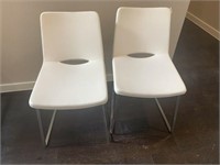 WHITE SIDE CHAIRS