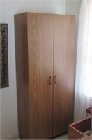 2 Door Pressed Cabinet w/Cubby Holes