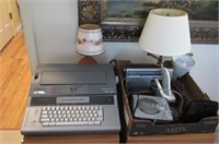 Smith Corona Typewriter + Tray Electronics