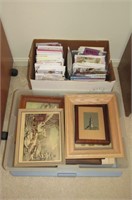 2 Trays Pictures + Frames + Cards