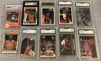(10) Michael Jordan Cards