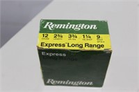 12 Gauge Ammo - 2 3/4  Lenght - 9 Shot Full Box