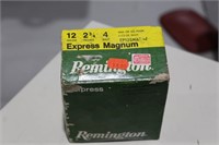 12 Gauge Ammo 2 3/4 4 Shot -Partial Box