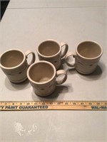 Set of 4 Longanberger coffee mugs