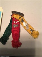 Vintage Webelos scout ribbons with pins