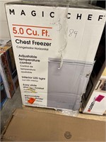 Magic chef 5.0cu ft chest freezer
