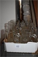 8 Handled Crystal Beer Mugs