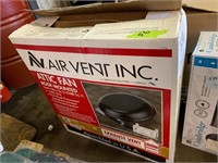 Air vent inc attic fan roof mounted