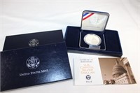 1994 US Capitol Silver Dollar with Box