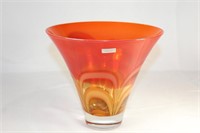 Waterford Evolution - Red and Orange Vase