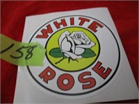 1 White Rose decal
