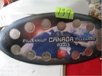 Millennium 2000 Canada quarters