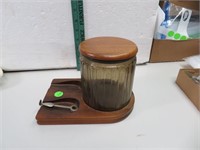 Vintage Tobacco Humidor & Pipe Rest
