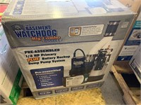 Basement watch dog half horsepower pump