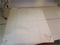 Vintage Tablecloth for Card Table 34" x 34"