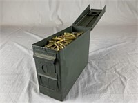 Ammo Can With 582 Rounds of Green Tip 5.56 Ammo