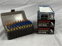 110 Mixed Rounds of .223 Rem Mag Ammunition