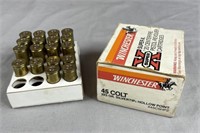 12 Rounds of .45 Colt Winchester Ammunition