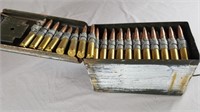 100 Linked Rounds of Maine 50 Cal Ammo