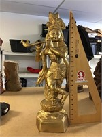 Brass diety statue
