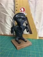 Mythical pot metal figurine