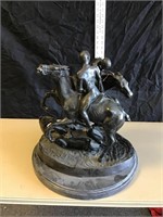 Frederic Remington bronze Polo