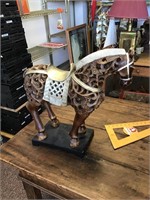 Decorative resin statue horse