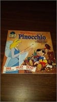 VINTAGE DISNEY "PINOCHIO" 45 LP & BOOK